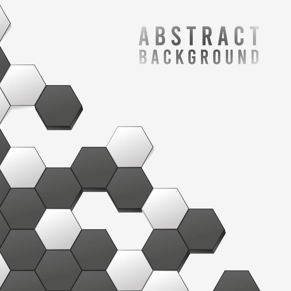 abstracte geometrische vorm zeshoek achtergrond vector