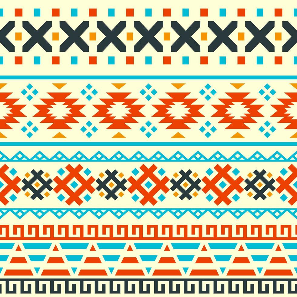 etnisch naadloos patroon in inheemse stijl vector