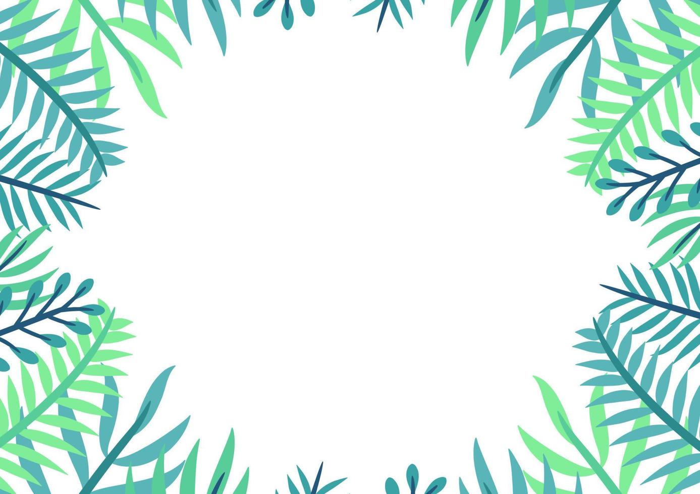 moderne tropische bladeren achtergrondontwerp vector