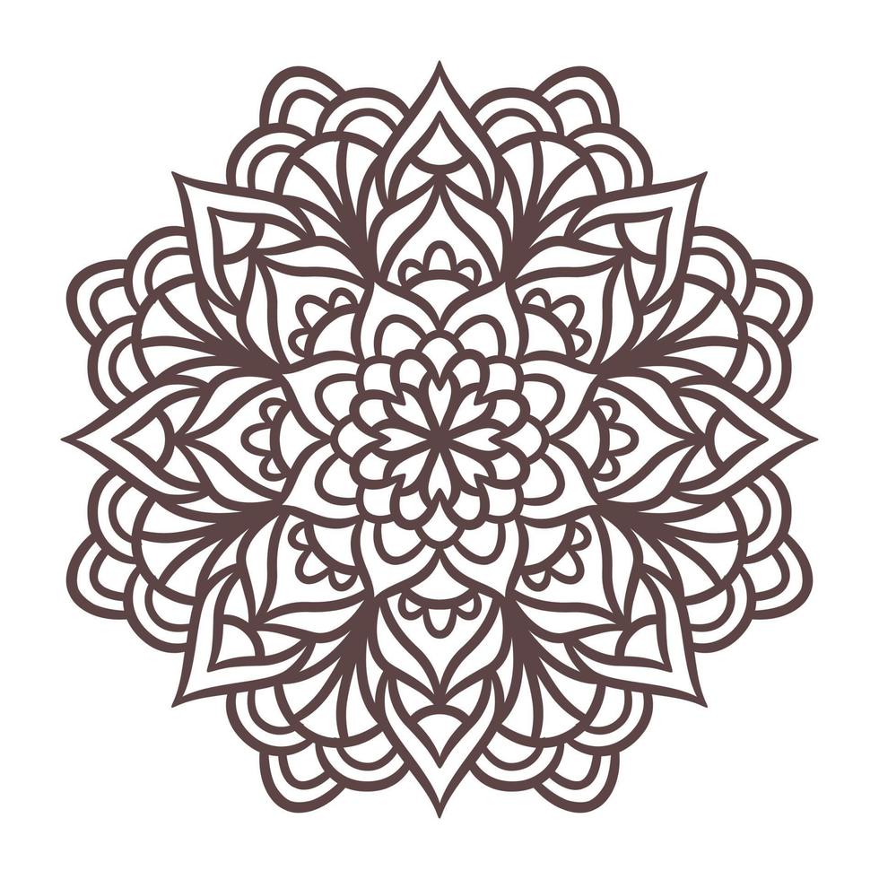 etnisch mandala rond ornamentpatroon vector