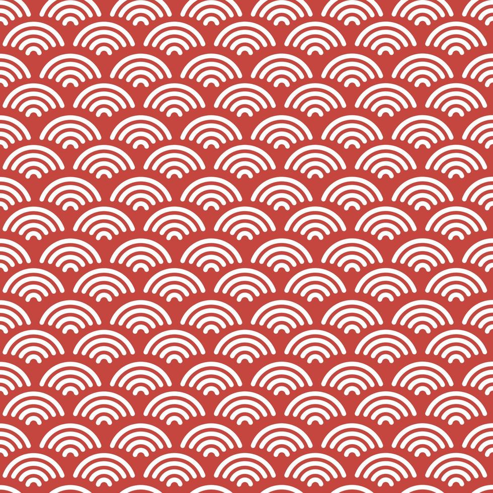 rood japans golf naadloos patroon vector