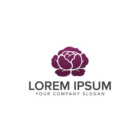 bloem logo. Spa en esthetiek logo ontwerpsjabloon concept vector