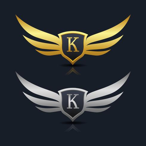 Letter K embleem Logo vector