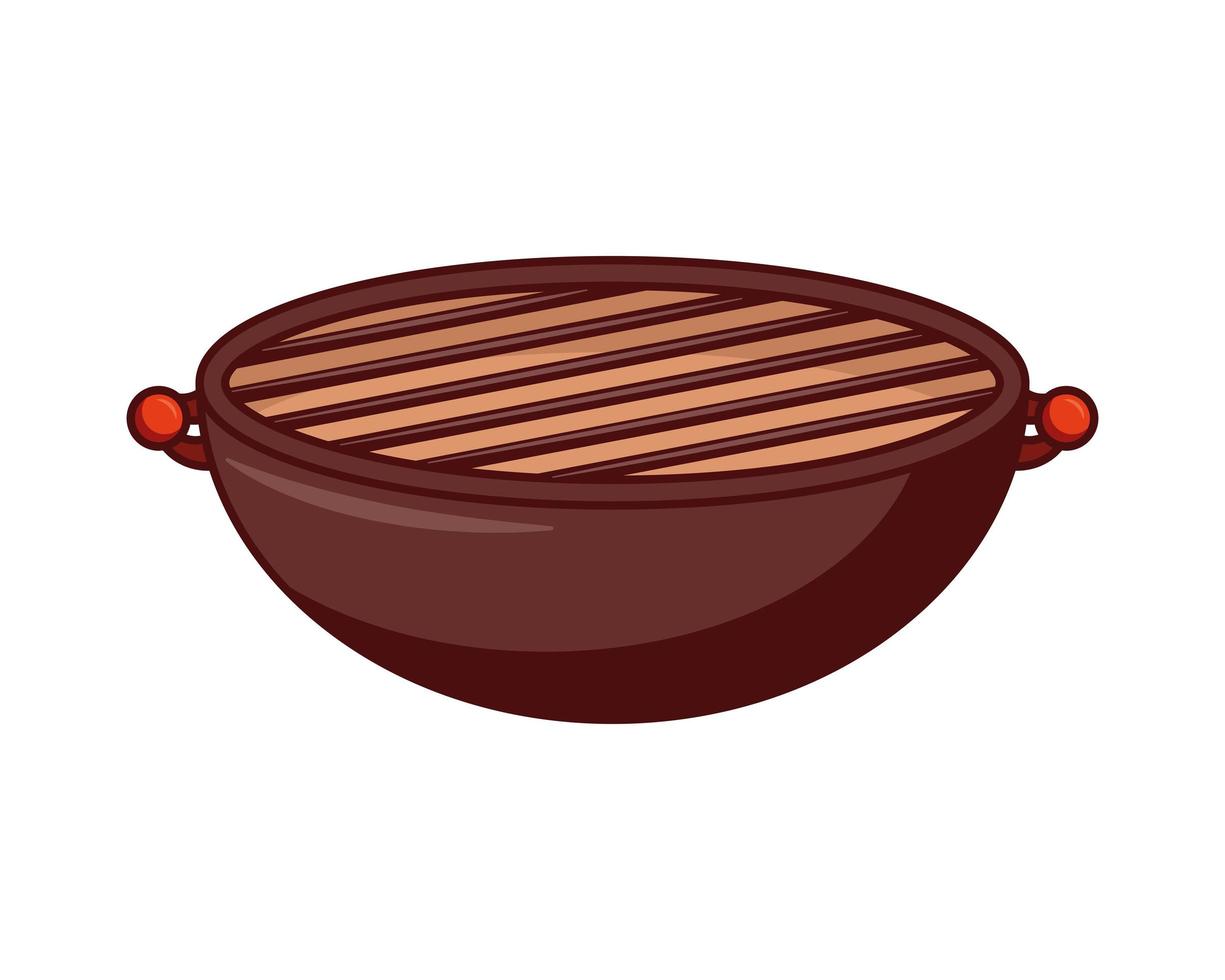 bbq grill oven vector
