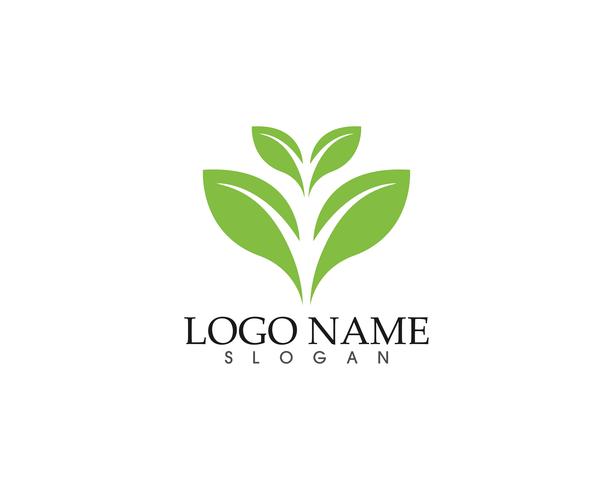 Ecologie vector pictogram logo en symbool sjabloon