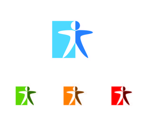 Gezondheid mensen logo zorg logo en symbolen sjabloon vector