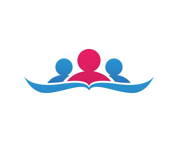 Adoptie en community care Logo sjabloon vector pictogram