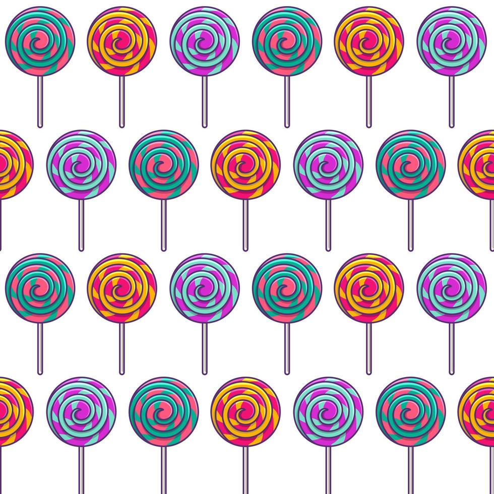 lollies naadloos patroon vector