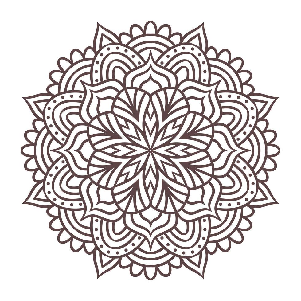 etnisch mandala rond ornamentpatroon vector