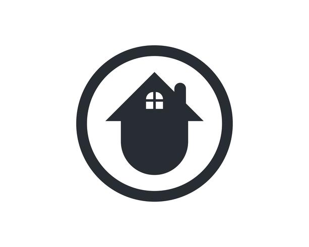 Home logo en symbolen sjabloon pictogrammen app vector