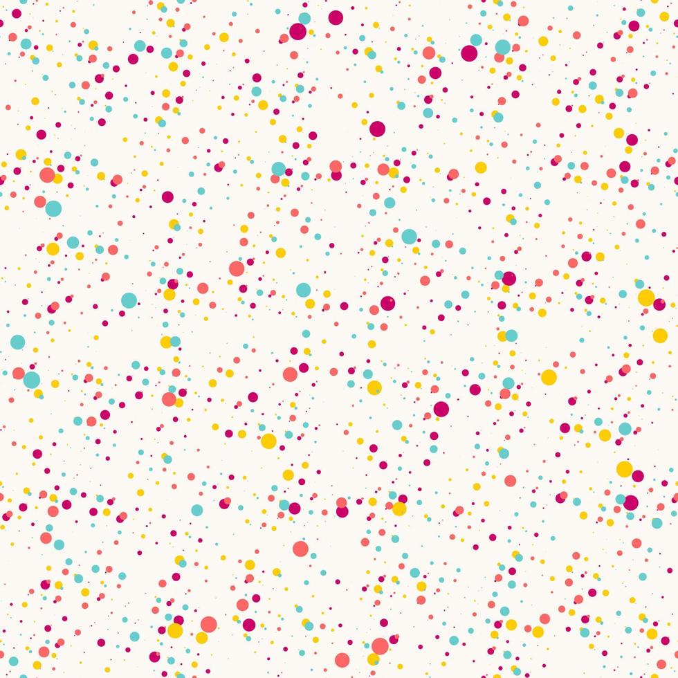 abstract gestippeld kleurrijk naadloos patroon vector
