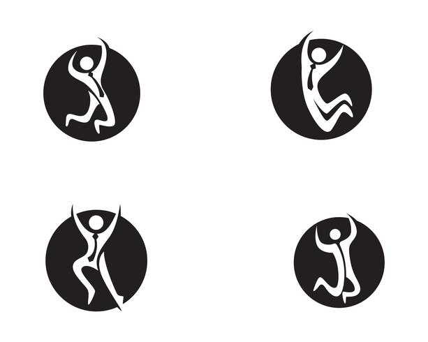 succes mensen Gezondheidszorg logo en symbolen sjabloon .. vector