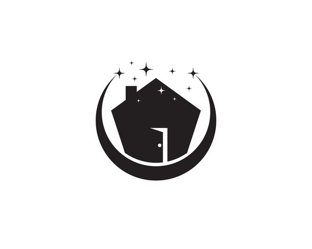 onroerend goed huis en huis logo&#39;s sjabloon vector