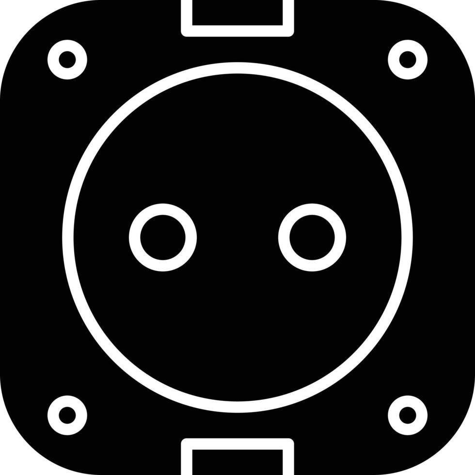 socket pictogramstijl vector