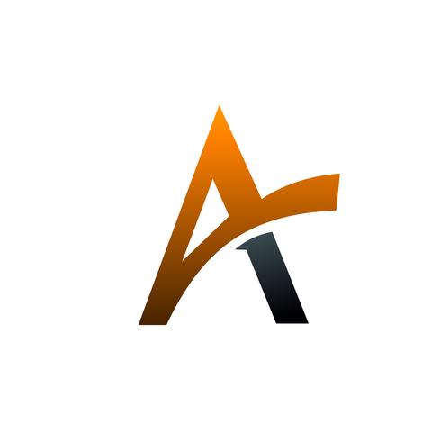 letter A logo ontwerpsjabloon vector