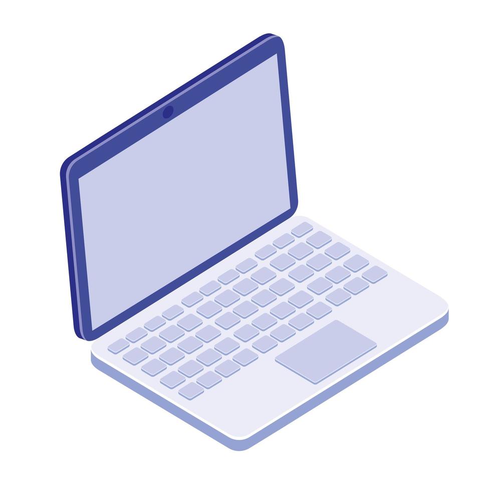laptop computer apparaat vector