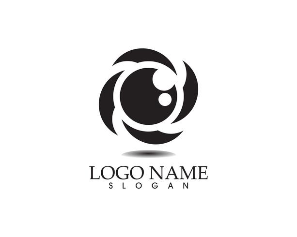 Oogzorg logo symbolen sjabloon vector pictogrammen app