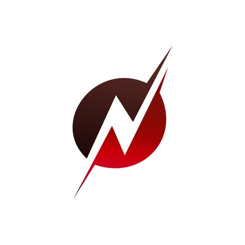 Letter N logo ontwerpsjabloon concept vector