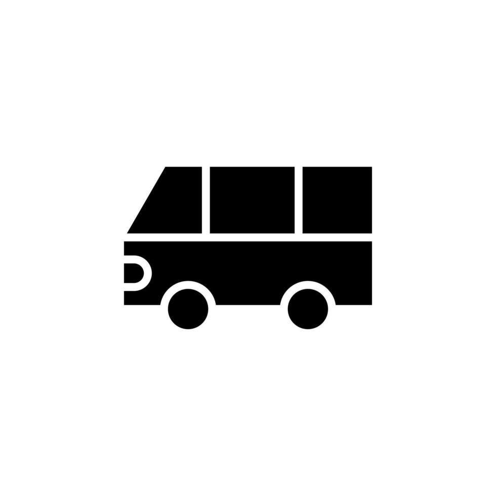 auto, auto, vervoer solide vector illustratie logo pictogrammalplaatje. geschikt voor vele doeleinden.
