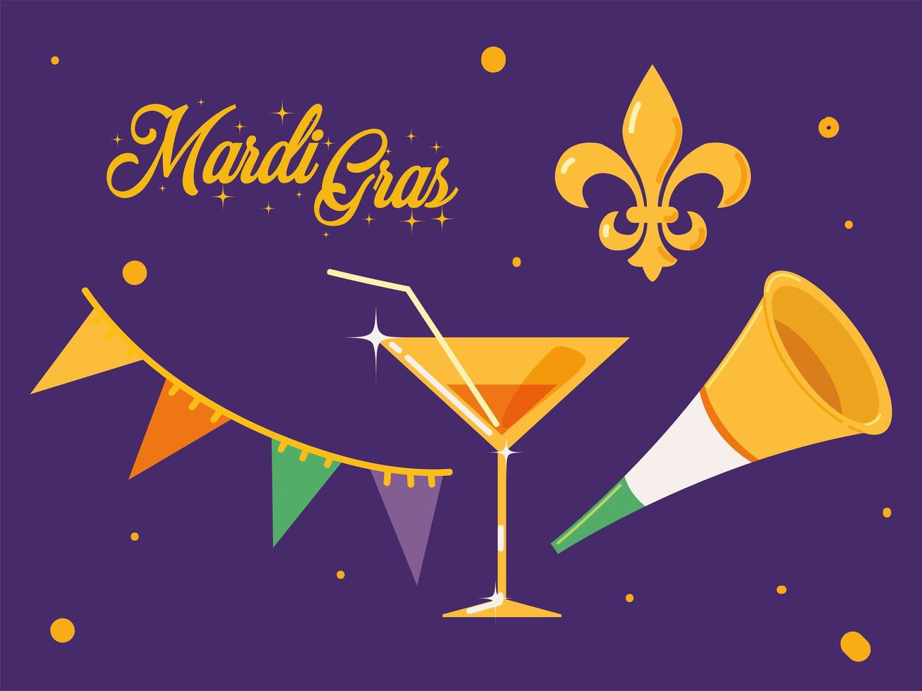 mardi gras carnaval vector