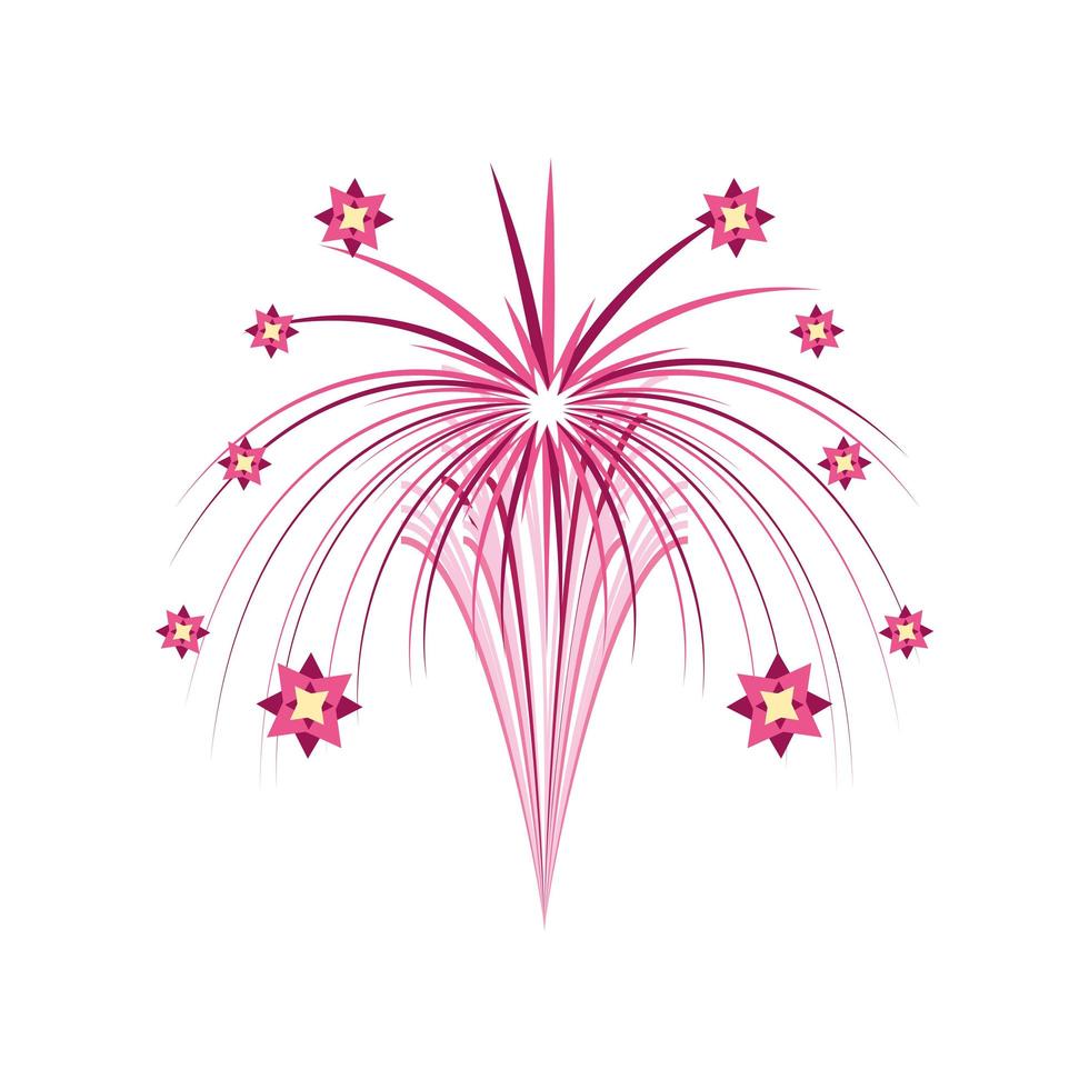 vuurwerk burst icoon vector