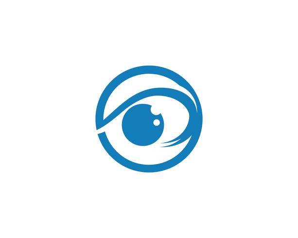 Oog zorg logo en symbolen sjabloon vector iconen