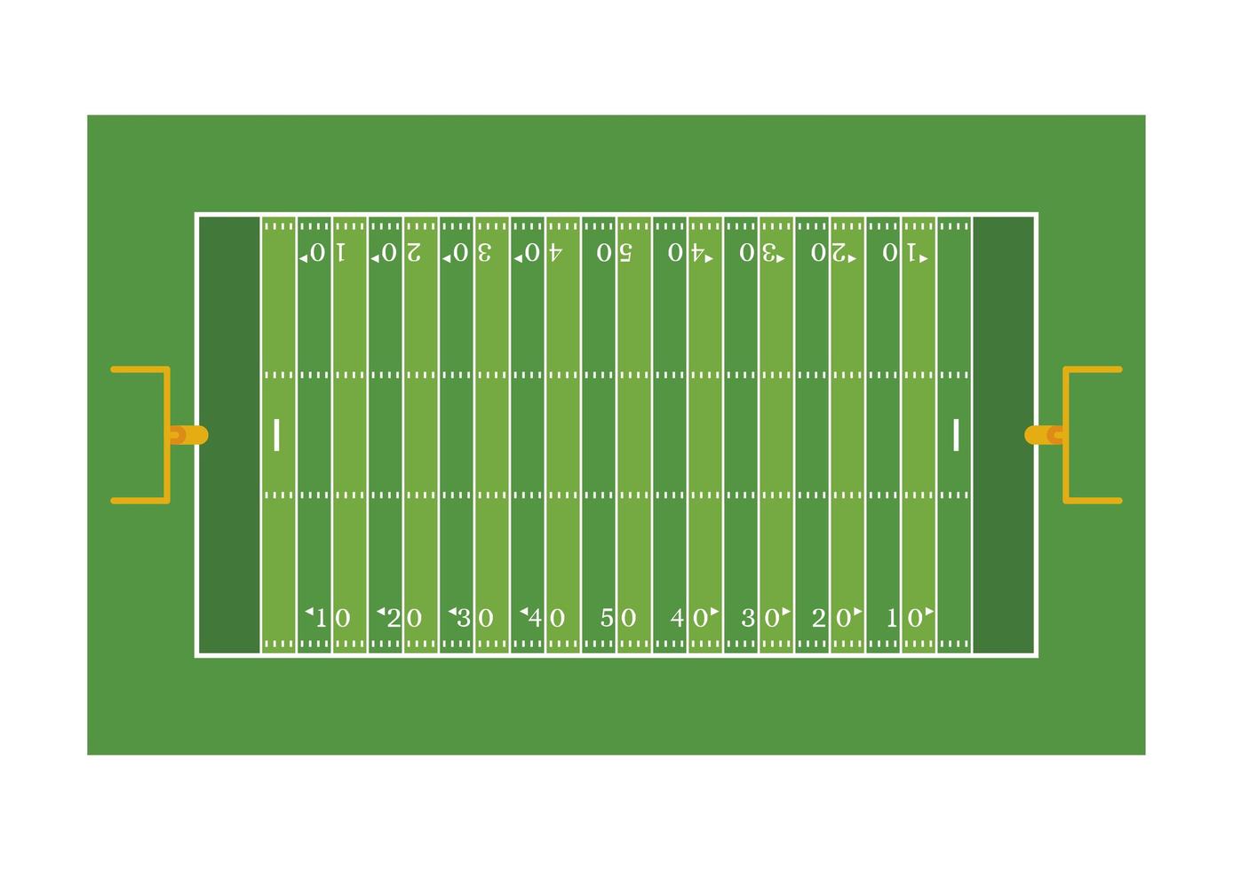 Amerikaans voetbal kamp vector