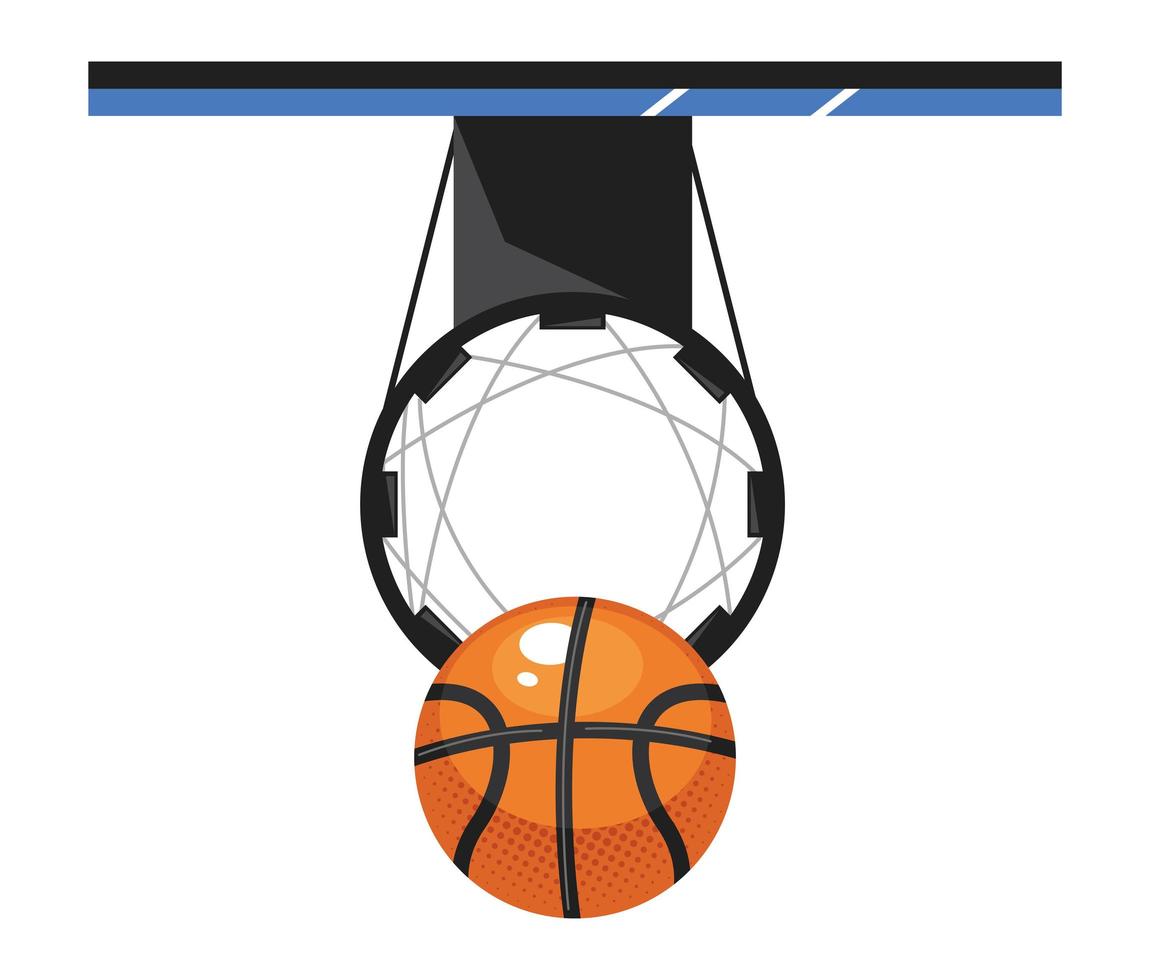 basketbal sport punt vector