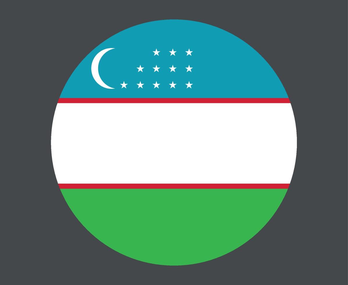 Oezbekistan vlag nationaal Azië embleem pictogram vector illustratie abstract ontwerp element