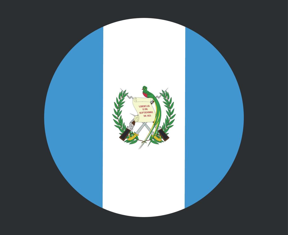 Guatemala vlag nationaal Noord-Amerika embleem pictogram vector illustratie abstract ontwerp element