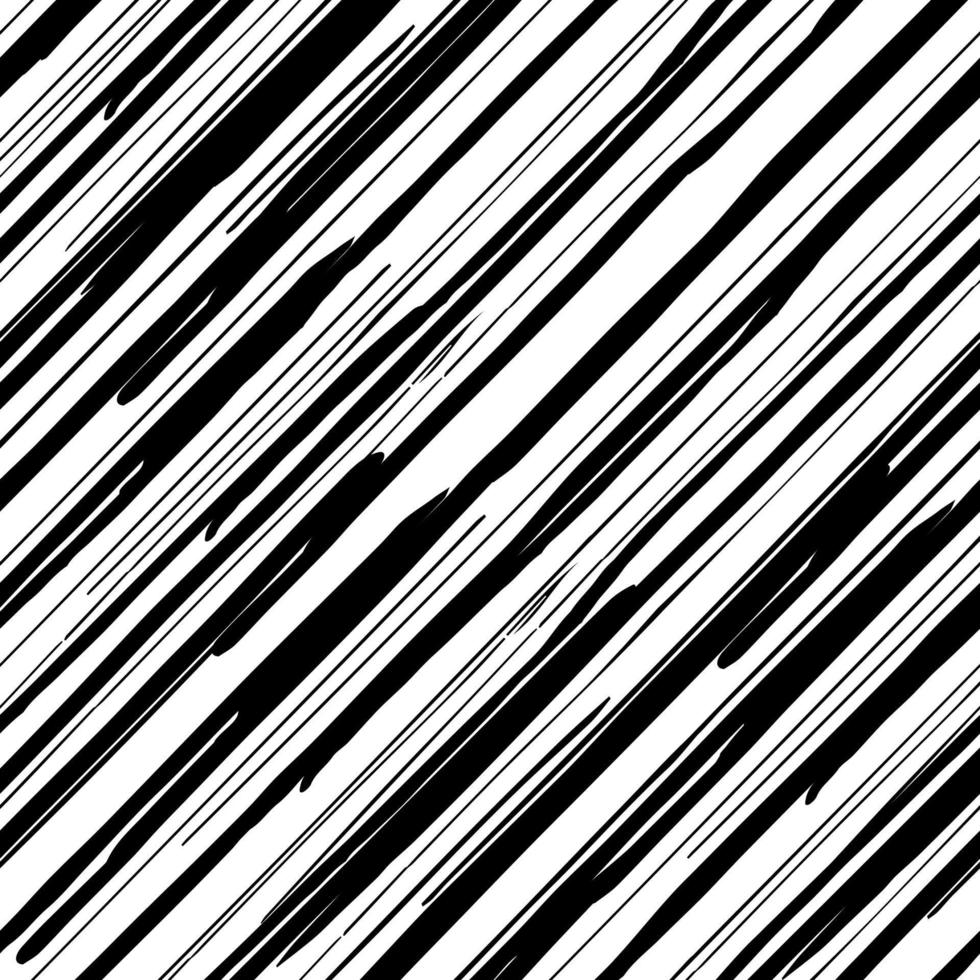 vector naadloze patroon met zwarte en witte diagonale strepen. abstracte inktlijnen. textuur voor achtergronden van keramische tegels, opvulpatronen, webpagina-achtergronden