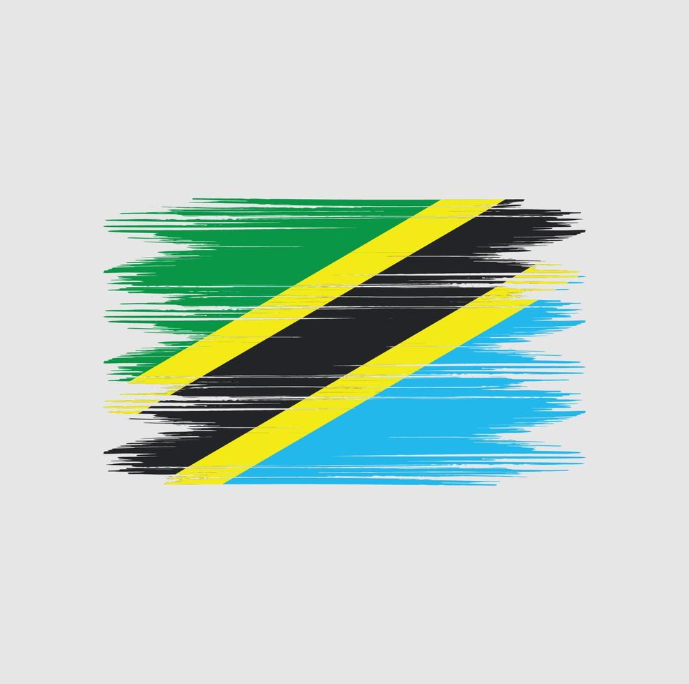 vlagborstel van Tanzania vector