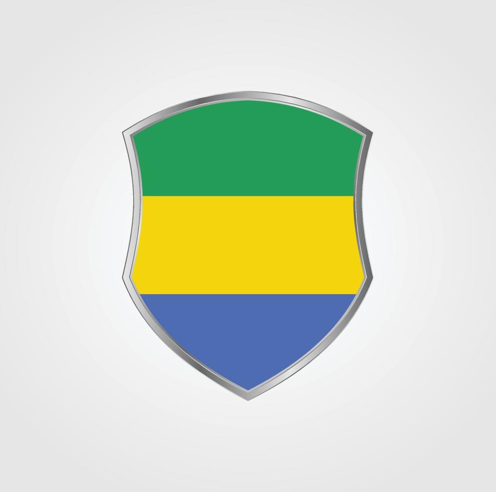 Gabon vlag ontwerp vector