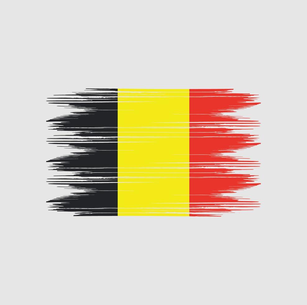 belgische vlag borstel vector