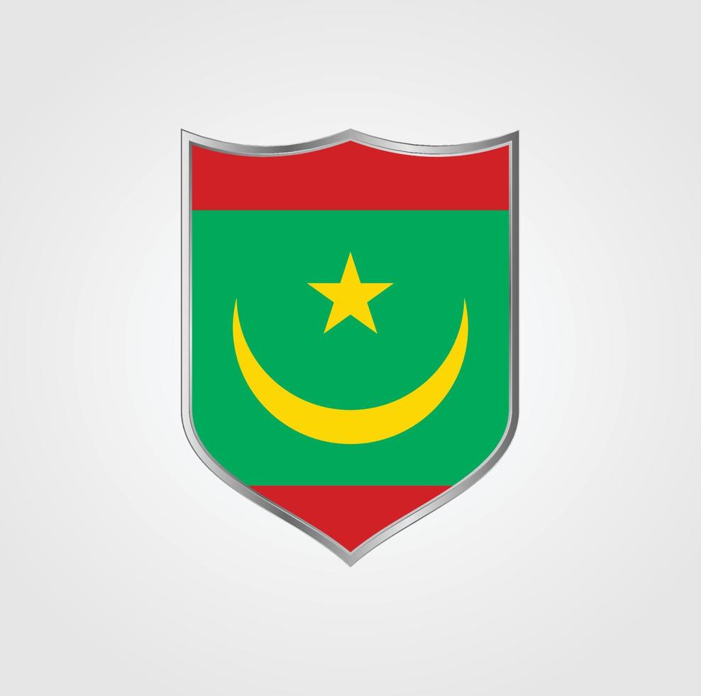 Mauritanië vlag ontwerp vector