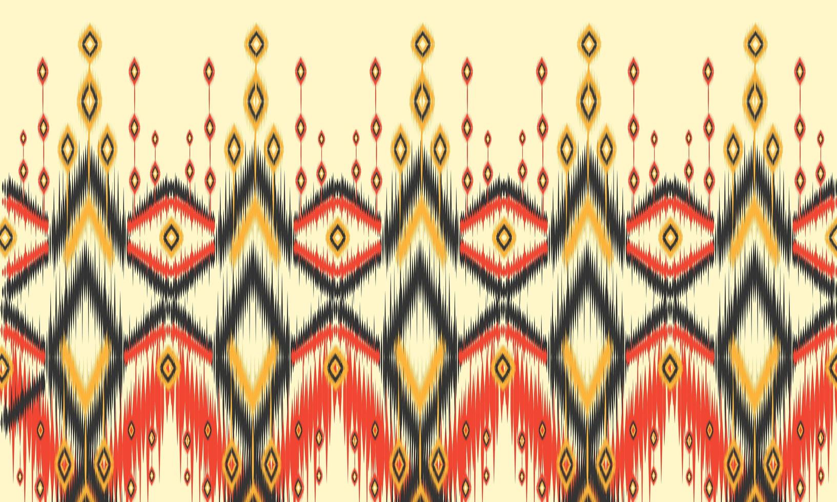 geometrische etnische ikat patroon oosters traditioneel ontwerp voor achtergrond. vector