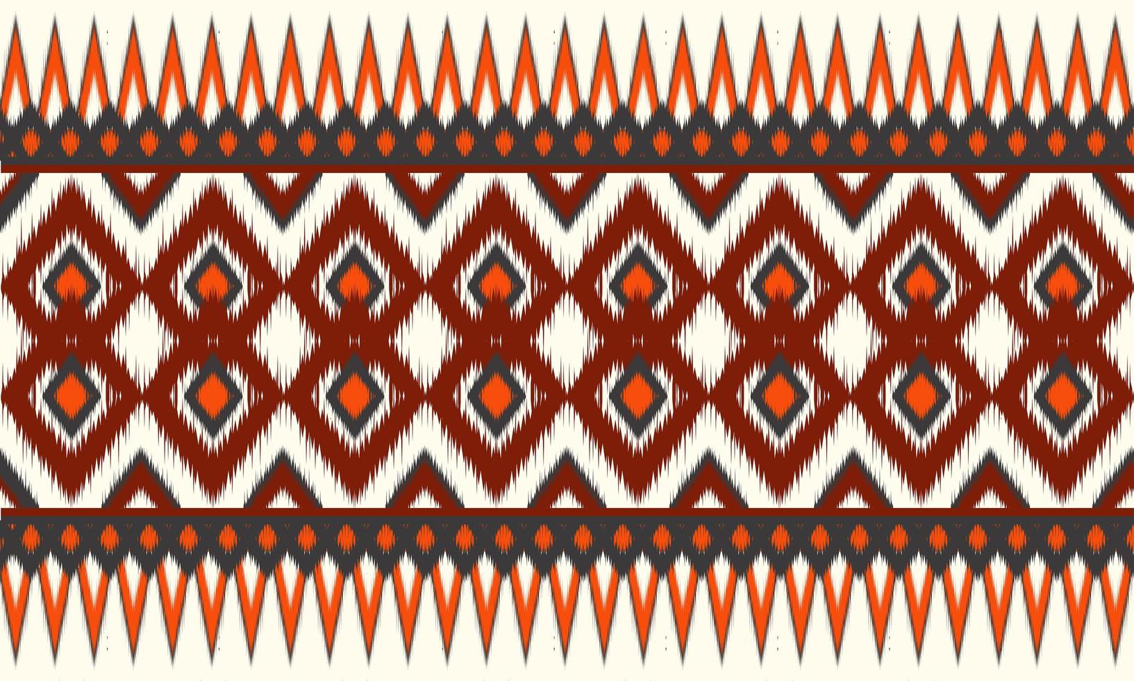 geometrische etnische oosterse ikat patroon traditioneel ontwerp voor achtergrond,tapijt,behang,kleding,inwikkeling,batik,stof,vector illustration.embroidery stijl. vector