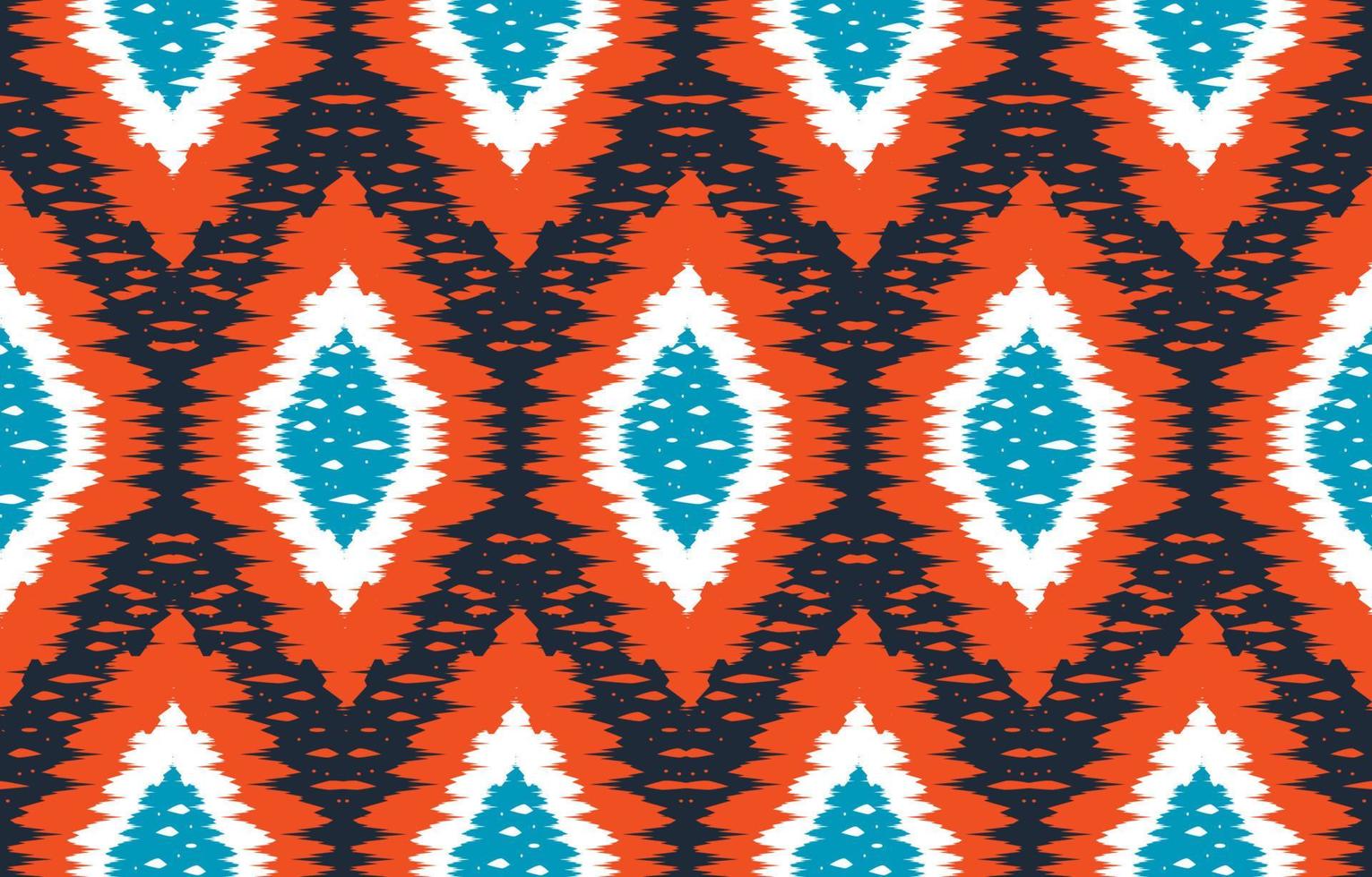 etnische abstracte stof. naadloze patroon in tribal, Afrikaanse wax print kitenge bloemmotieven vector. Azteekse geometrische kunst ornament.design voor tapijt, behang, kleding, inwikkeling, stof, hoes, jurk vector