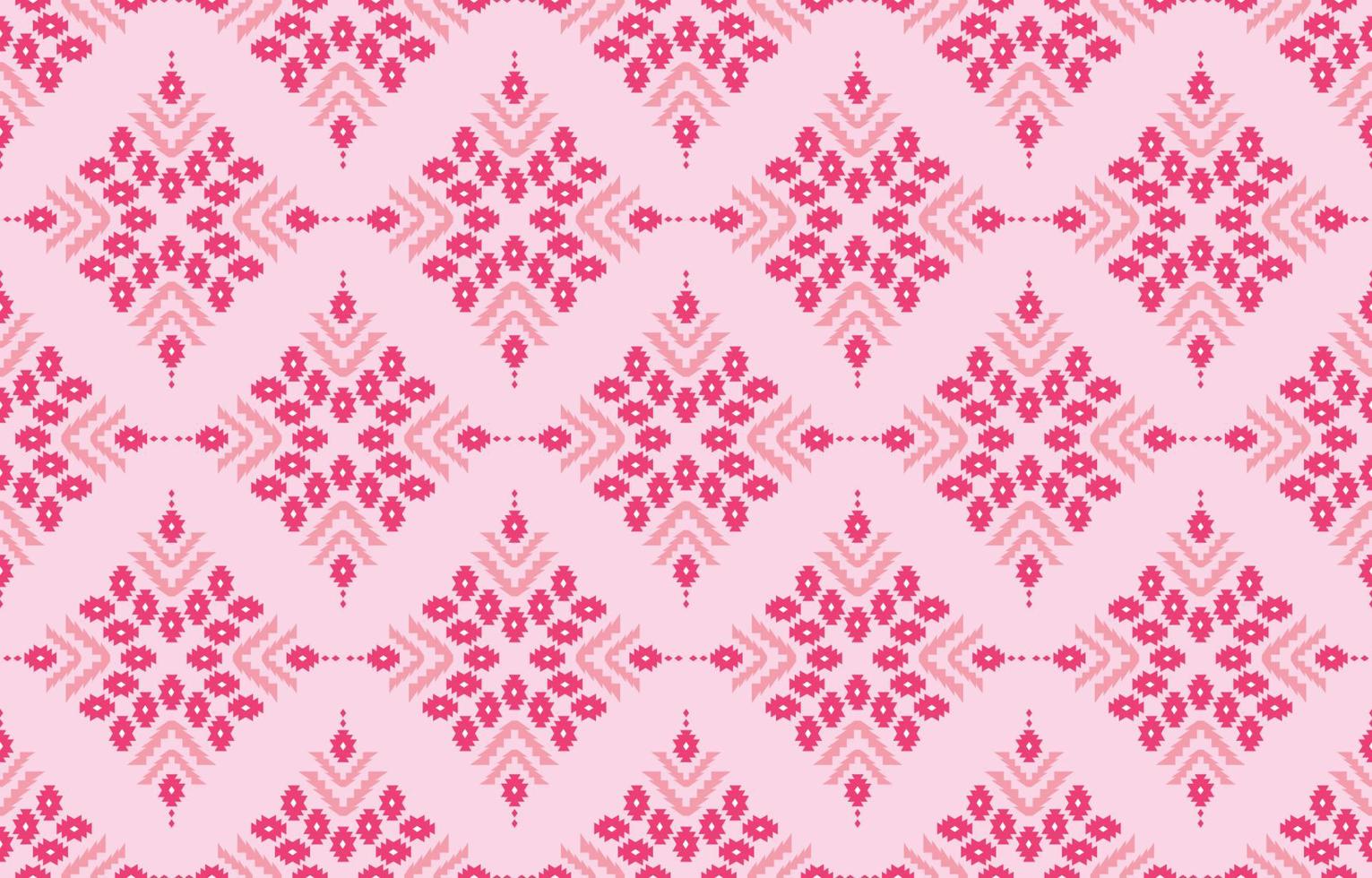 etnische ontwerp abstracte chevron achtergrond. naadloos patroon in tribal, volksborduurwerk, schattige roze kleur. Azteekse geometrische kunst ornament print.design voor tapijt, behang, kleding, inwikkeling, stof vector