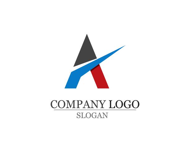 Een brief Logo Business Template Vector-pictogrammen vector