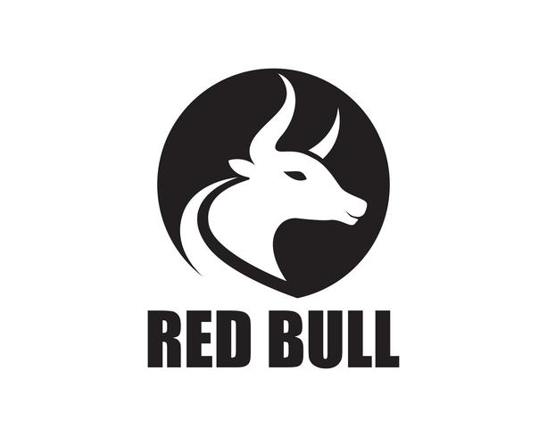 Bull horn logo en symbolen sjabloon pictogrammen vector