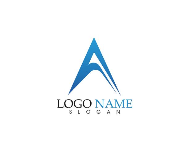 Een brief Logo Business Template Vector-pictogram vector