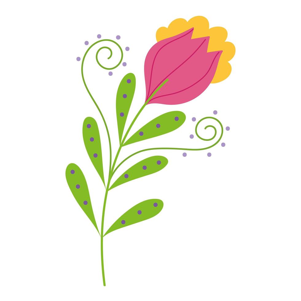 bloem natuur decoratie vector