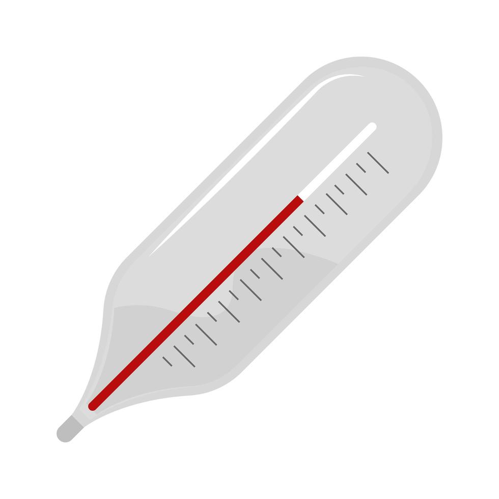 medische thermometer pictogram vector