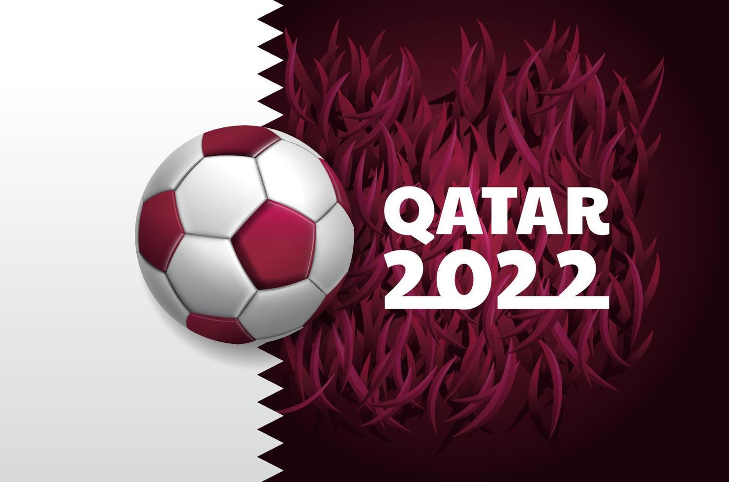 qatar 2022, viering, voetbal, voetbalsport, achtergrond van het vlagconcept vector