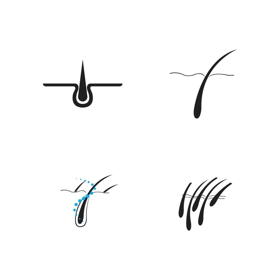 haarbehandelingen logo vector