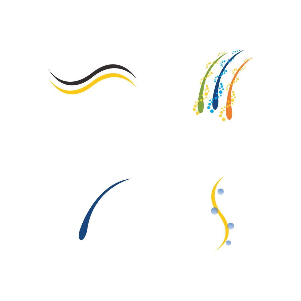 haarbehandelingen logo vector