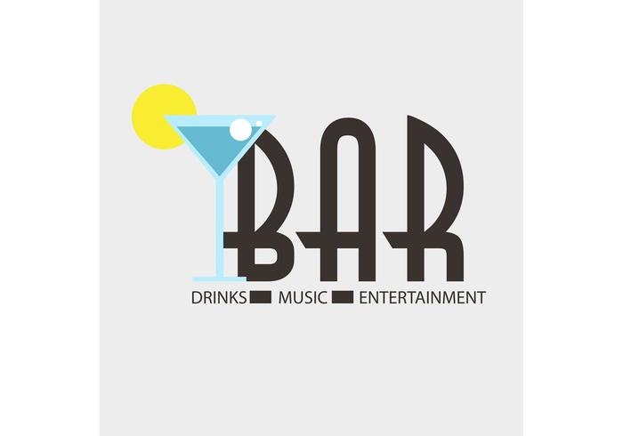 Bar logo vector