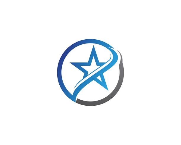 Ster Logo Template vector pictogram illustratie ontwerp