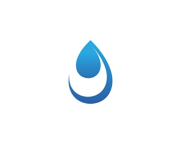 waterdruppel Logo Template vector illustratie ontwerp